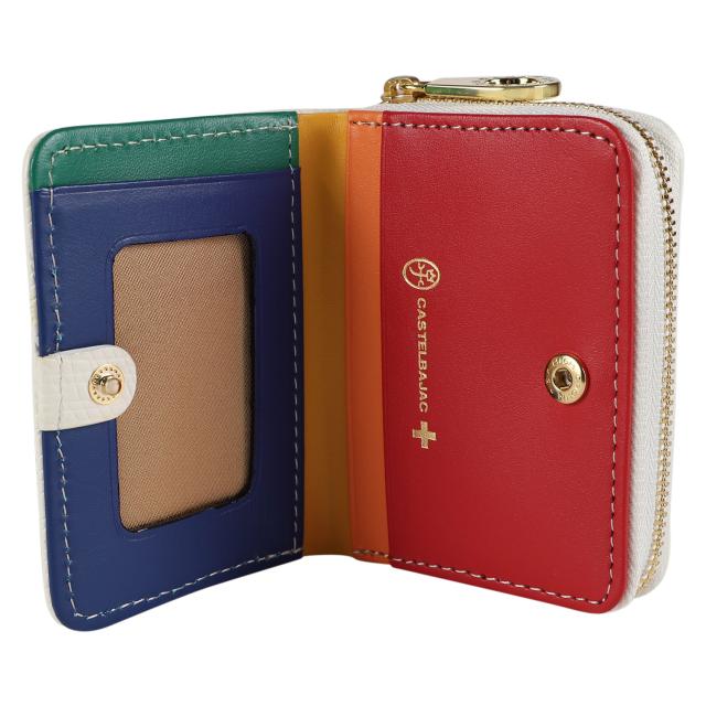 CASTELBAJAC(カステルバジャック)] ラウンドファスナー二つ折り財布