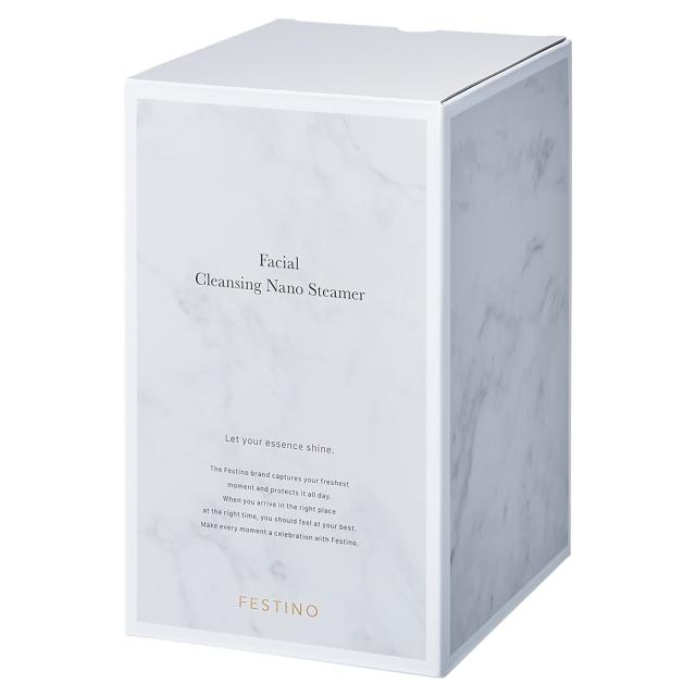 FESTINO フェスティノ スキンケア フェイシャル クレンジング ナノスチーマー FACIAL CLEANSING NANO STEAMER SMHB-033 母の日_10