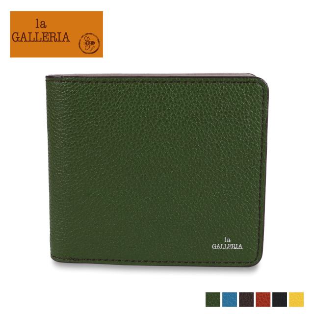 ラ ガレリア la GALLERIA 財布 小銭入れ ケース 二つ折り ジェネリコ メンズ 本革 2622