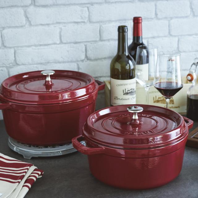 ストウブ STAUB 鍋 ラウンド ホーロー鍋 ピコ ココット 24cm IH対応 蓋付き PICO COCOTTE_2