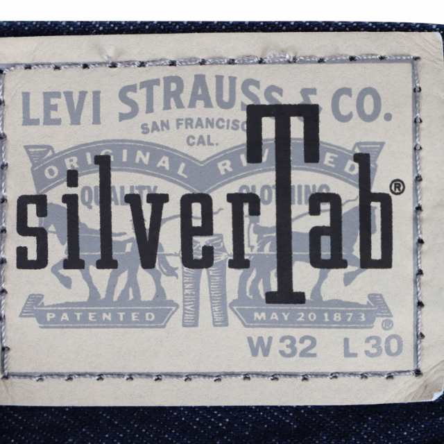 リーバイス LEVIS ジーンズ デニム パンツ ジーパン シルバータブ ストレート メンズ SILVERTAB STRAIGHT ネイビー  A3666-0001｜au PAY マーケット