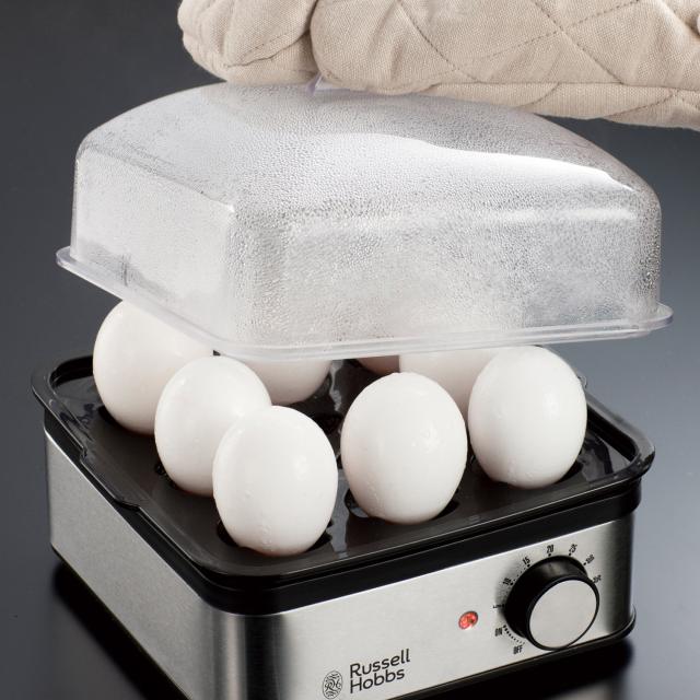 特典付き ラッセルホブス Russell Hobbs 蒸し器 ゆで卵メーカー スチームクッカー ミニスチーマー 電気 ステンレス 7910JP_3