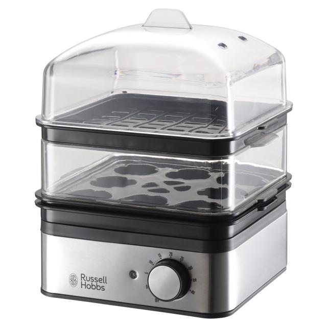 特典付き ラッセルホブス Russell Hobbs 蒸し器 ゆで卵メーカー スチームクッカー ミニスチーマー 電気 ステンレス 7910JP_4