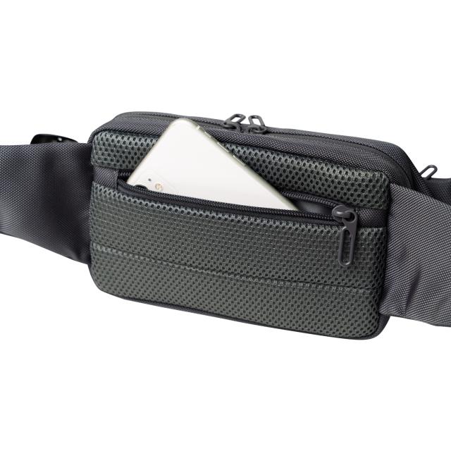 シムクリア SIMCLEAR ウエストバッグ ボディバッグ ショルダー メンズ レディース 1.5L 薄型 TSB09