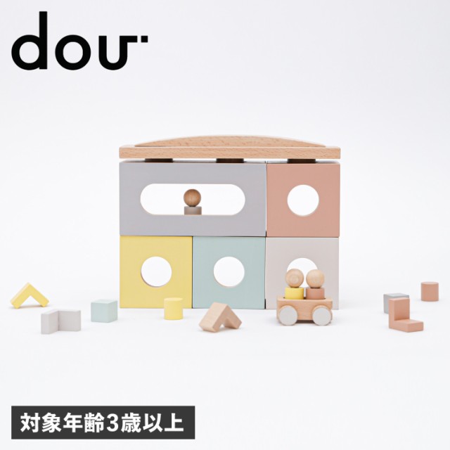 dou? ドウ 木のおもちゃ 知育玩具 くみたてハウス 男の子 女の子 1歳 2歳 3歳 ベビー 赤ちゃん 011の通販は