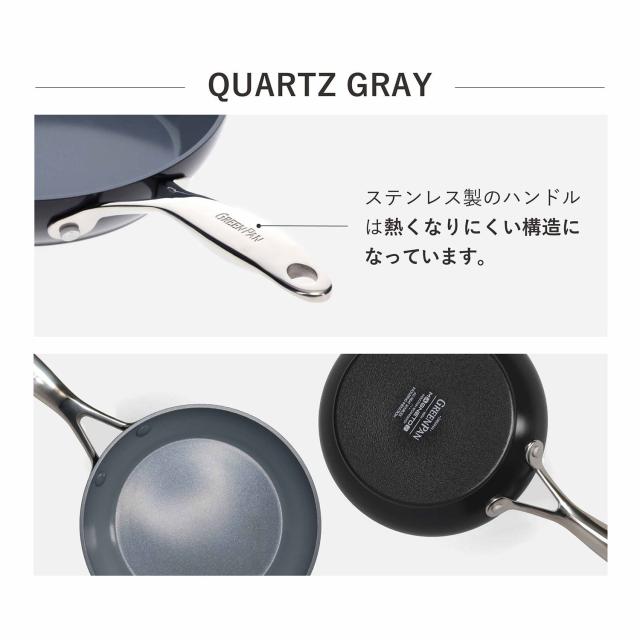 緑であること食麺麭 GREENPAN フライパン ヴェニスプロ 20糎 IH 食洗機相応う 陶器 CC000650
