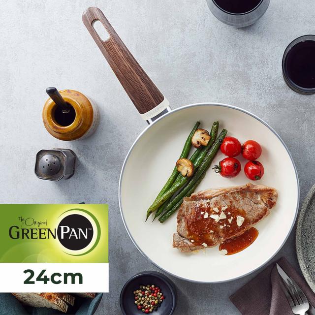 グリーンパン GREENPAN フライパン ウッドビー 24cm IH ガス対応 WOOD BE CC001010-001の通販は 8,580円