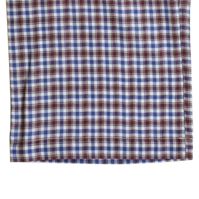 ニューヨーカーホーム NEWYORKER HOME ルームウェア パジャマ 上下 メンズ 長袖 前開き TAILORED PAJAMAS ネイビー レッド 0645-80_9