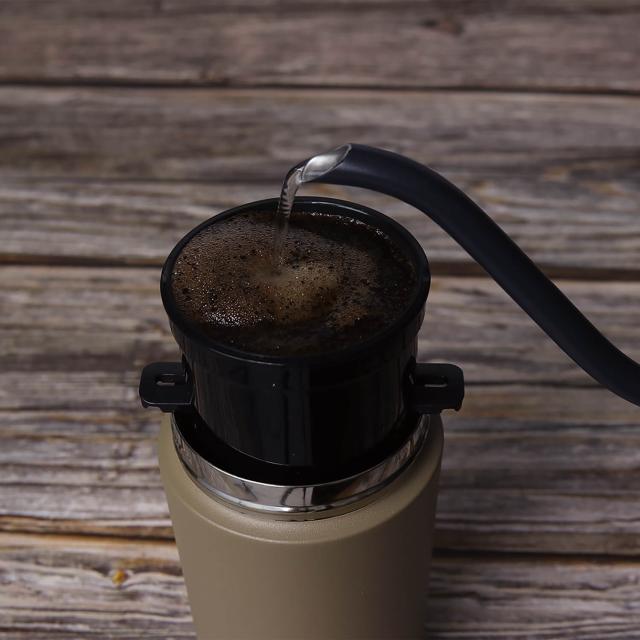 マクロス オールインコーヒーメーカー カフェラベル フォーンベージュ USB充電式 アウトドア オフィス MEK-107FB