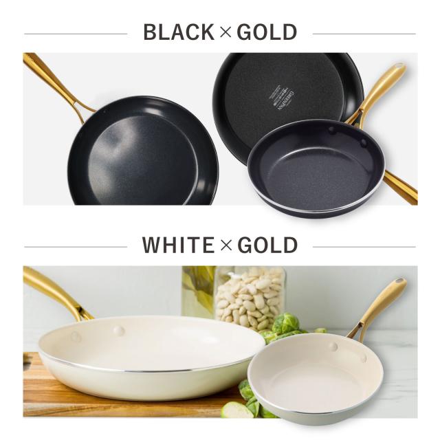 グリーンパン GREENPAN フライパン ストゥディオ 26cm IH ガス火対応 セラミックコーティング STUDIO CC007340_12