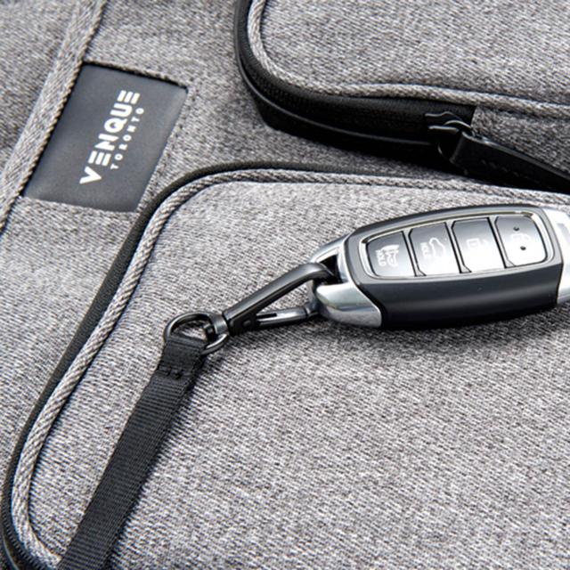 VENQUE ヴェンク トートバッグ ショルダーバッグ メンズ レディース 13.6L ななめ掛け ブラック グレー ブラウン