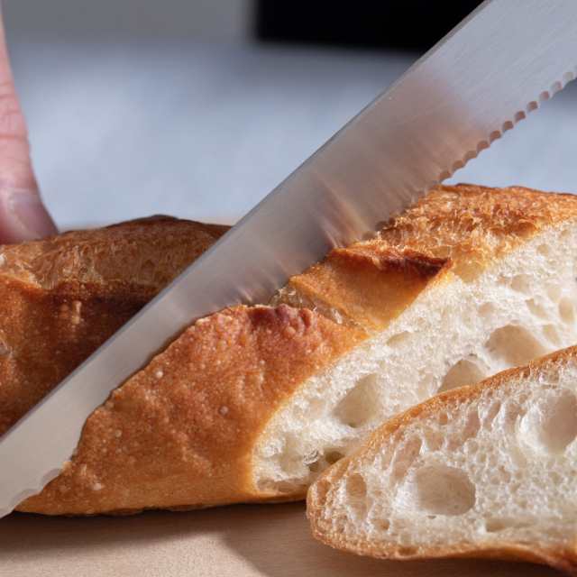 世界中の商品を購入 サンクラフト せせらぎ パン切りナイフ 21cm パン
