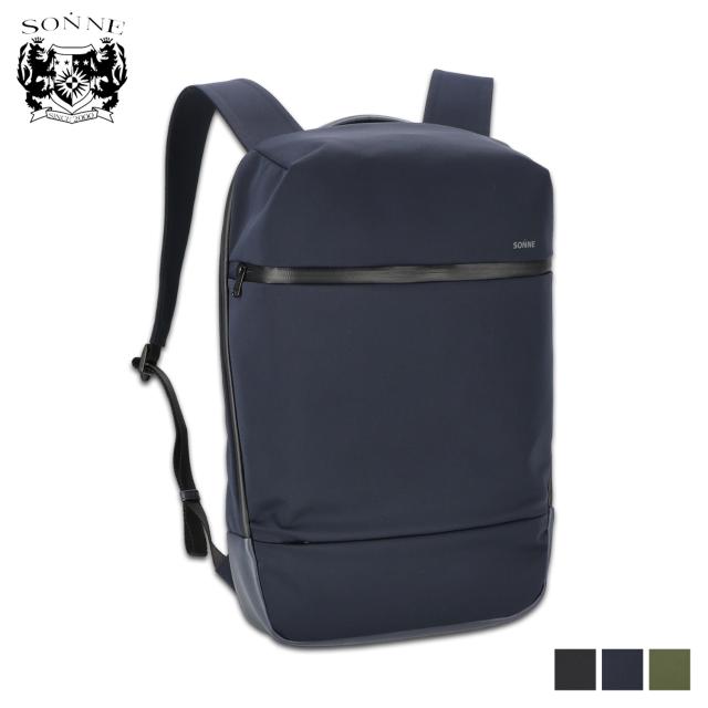 ゾンネ SONNE リュック バッグ バックパック メンズ 大容量 撥水 BAG PACK ブラック ネイビー カーキ SOSL001