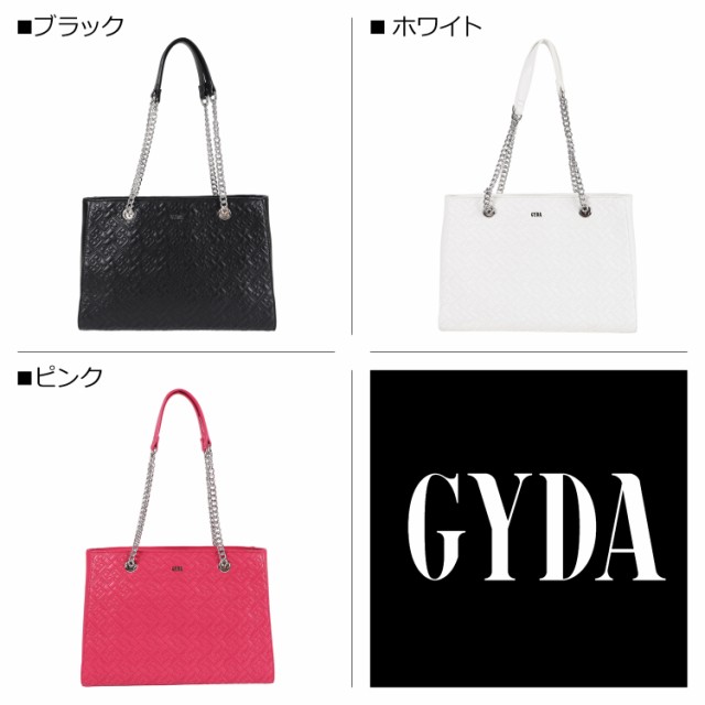 GYDA ジェイダ トートバッグ レディース TOTE BAG ブラック ホワイト