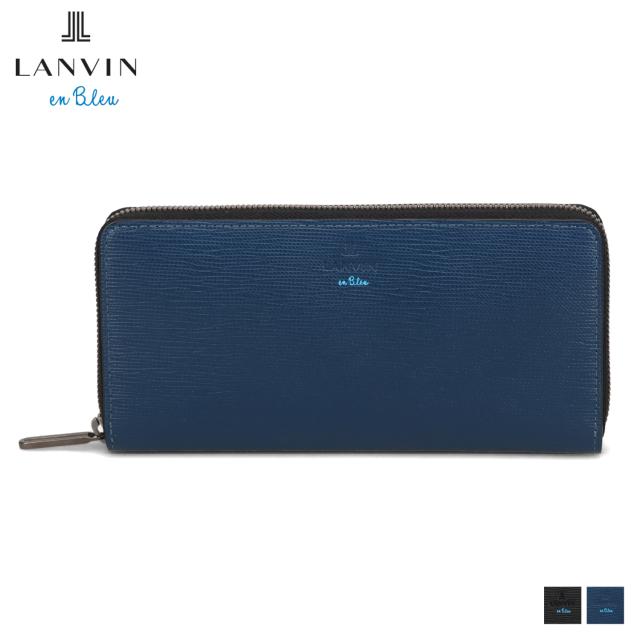 ランバンオンブルー LANVIN en Bleu 財布 長財布 ウォレット メンズ レディース 本革 ラウンドファスナー 522605