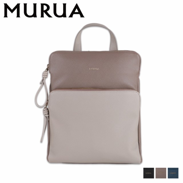 ムルーア MURUA リュック バッグ バックパック レディース ブラック