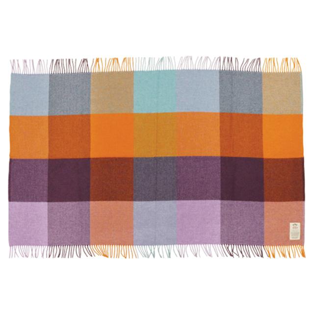 AVOCA アヴォカ ヘルファイア ストール マフラー ブランケット ひざ掛け レディース チェック柄 大判 厚手 ウール HELLFIRE 母の日の通販は