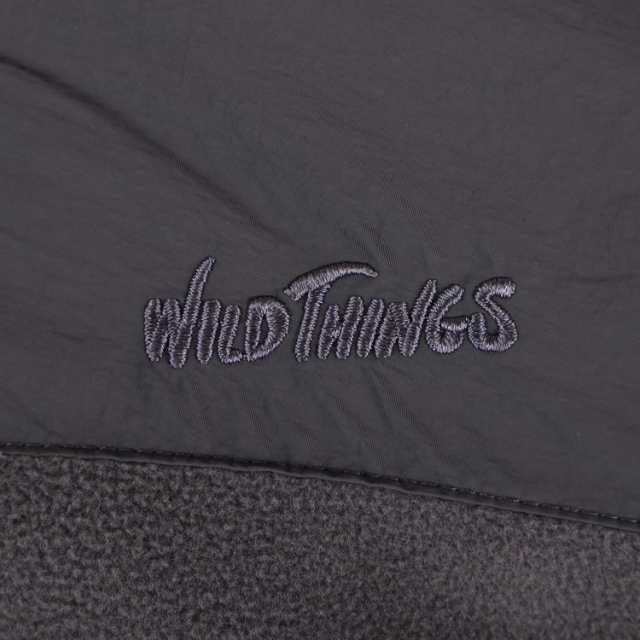 WILD THINGS ワイルドシングス フリース ジャケット アウター メンズ ブラック グレー カーキ 黒 WT23110TJ