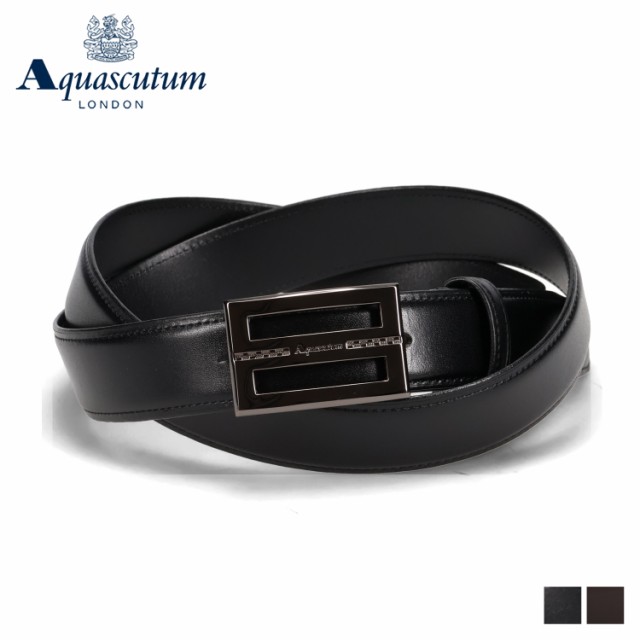 アクアスキュータム AQUASCUTUM ベルト レザーベルト メンズ 本革 日本製 AQ-4080118