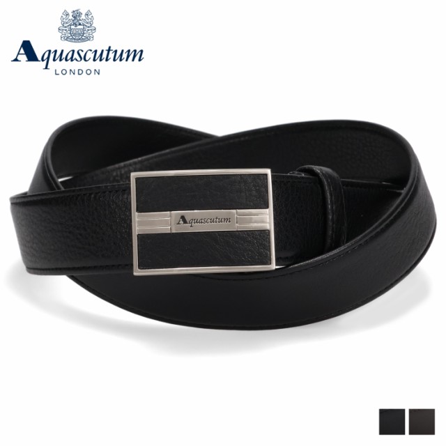 アクアスキュータム AQUASCUTUM ベルト レザーベルト メンズ 本革 日本