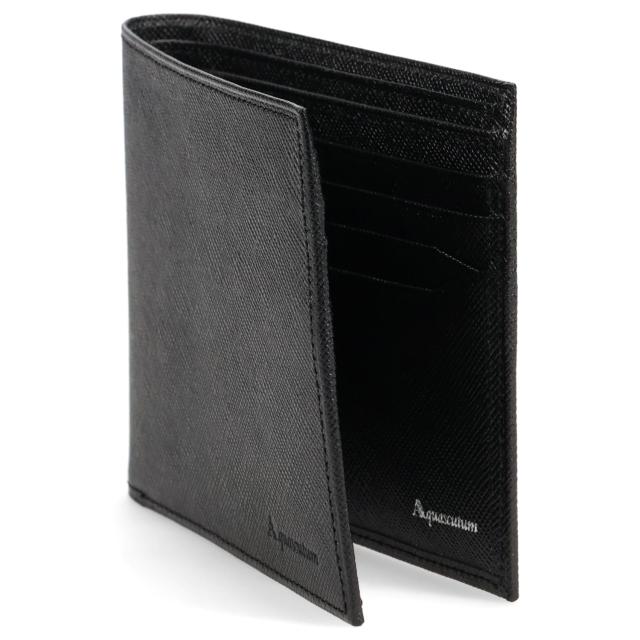 アクアスキュータム AQUASCUTUM 紙入れ 二つ折り バーミンガム メンズ 本革 AQ-514010