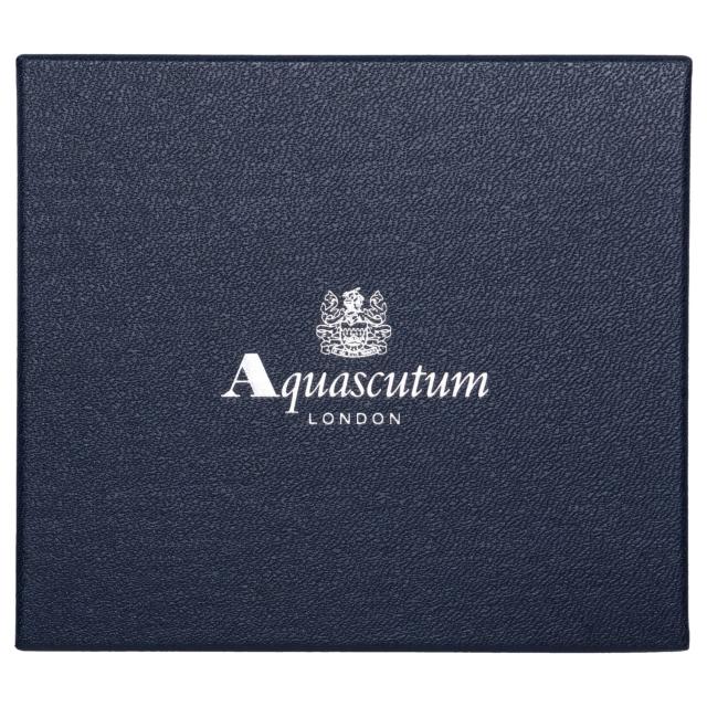アクアスキュータム AQUASCUTUM 財布 二つ折り サットン メンズ 本革