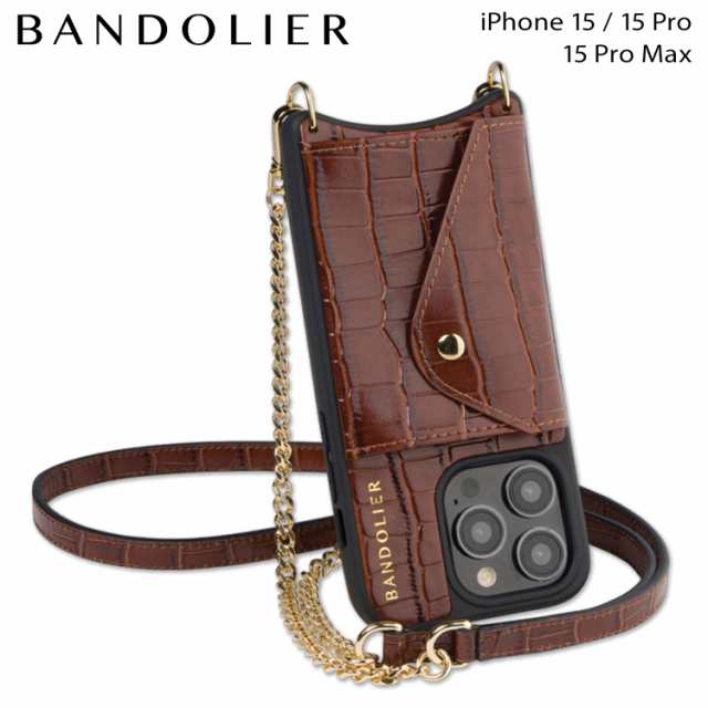 BANDOLIER バンドリヤー iPhone 15 15Pro 15ProMax スマホケース スマホショルダー メンズ レディース 14WLO