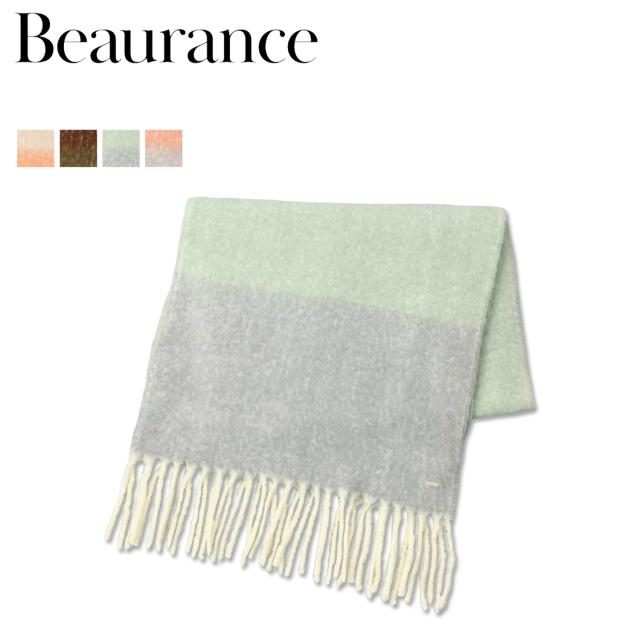 ビューランス Beaurance マフラー ストール ふわふわ レディース 防寒 大判 厚手 シンプル 2BH-62021-09 母の日の通販は 9,240円