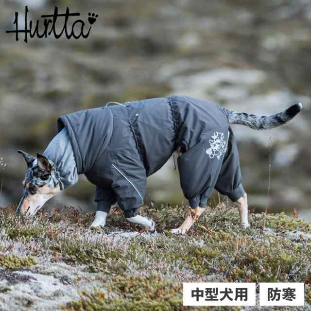 フルッタ Hurtta 犬 服 オーバーオール 犬服 冬 アウター 中型犬 防寒 EXTREME OVERALLS グレー