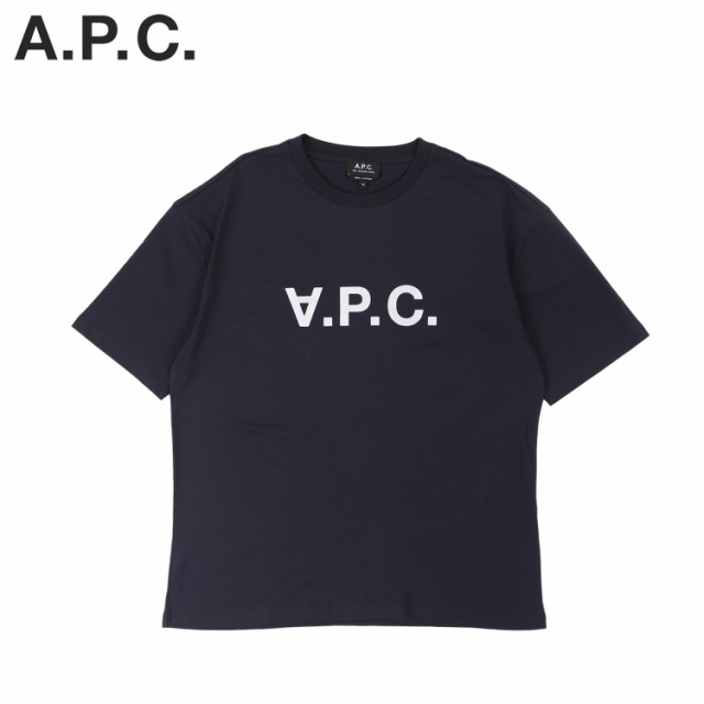 A.P.C. アーペーセー Tシャツ 半袖 メンズ RIVER ダーク ネイビーの通販は