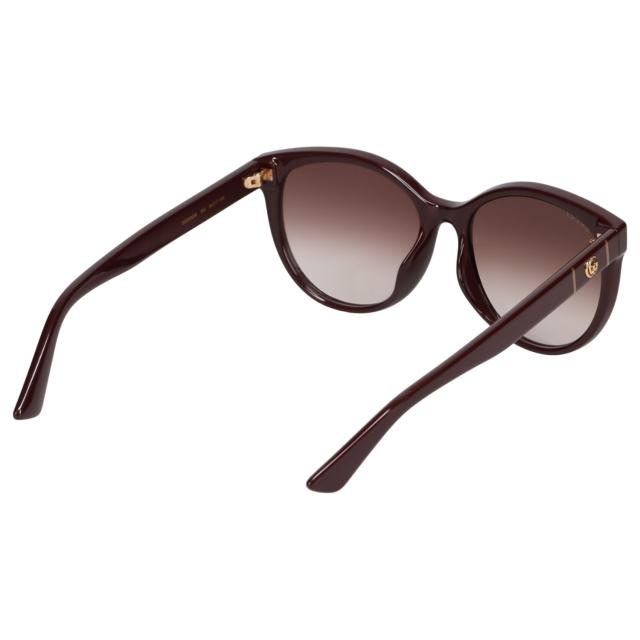 グッチ GUCCI サングラス メンズ レディース アジアンフィット UVカット 紫外線対策 SUNGLASSES ブラウン GG0636SK-003