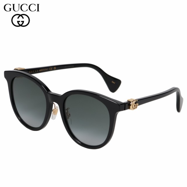 グッチ GUCCI サングラス メンズ レディース アジアンフィット UVカット 紫外線対策 SUNGLASSES ブラック 黒 GG1073SK-002