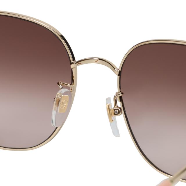 グッチ GUCCI サングラス メンズ レディース アジアンフィット UVカット 紫外線対策 SUNGLASSES ゴールド GG1142SA-002 グッチ GUCCI サングラス メンズ レディース アジアンフィット UV