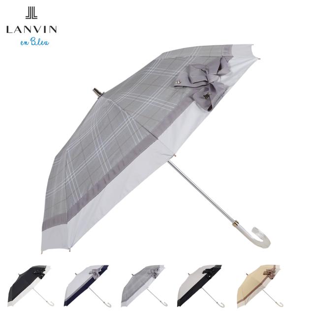 ランバンオンブルー LANVIN en Bleu 日傘 折りたたみ 晴雨兼用 軽量 レディース 50cm 遮光 22-084-11847-51