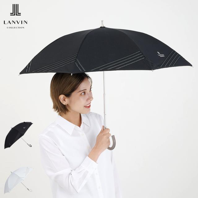 ランバン コレクション LANVIN COLLECTION 日傘 長傘 晴雨兼用 雨傘 メンズ レディース 65cm 一級遮光 遮蔽 UVカット 22-083-11857-06の通販は 11,011円