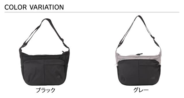 ニューバランス new balance ショルダーバッグ メンズ レディース 斜めがけ SHOULDER BAG ブラック グレー 黒 LAB45705_1