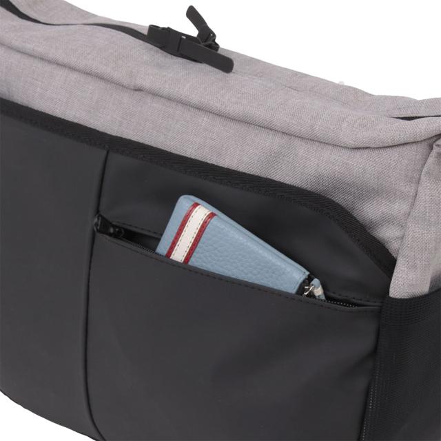 ニューバランス new balance ショルダーバッグ メンズ レディース 斜めがけ SHOULDER BAG ブラック グレー 黒 LAB45705_5