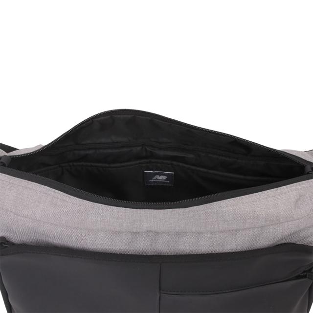 ニューバランス new balance ショルダーバッグ メンズ レディース 斜めがけ SHOULDER BAG ブラック グレー 黒 LAB45705_7