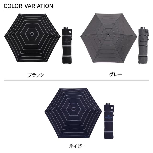 アクアスキュータム AQUASCUTUM 雨傘 折りたたみ メンズ 60cm ミニ コンパクト MINI UMBRELLA ブラック グレー ネイビー 黒 1AQ 18002_1