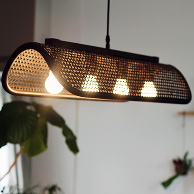 BRID ブリッド ペンダントライト LED ランプ 照明器具 ラタン 4灯 E26 籐 ダイニング シェード RATTAN PENDANT LAMP 4BULB 003395_3