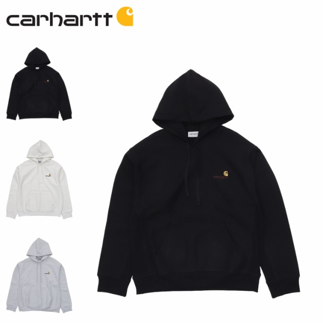 カーハート carhartt スウェット パーカー プルオーバー フーテッド アメリカン スクリプト メンズ 無地 I028279