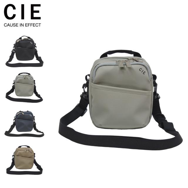 CIE シー ショルダーバッグ メンズ レディース 斜めがけ VARIOUS SHOULDER-02 ブラック グレー ネイビー ブラウン 黒 021825
