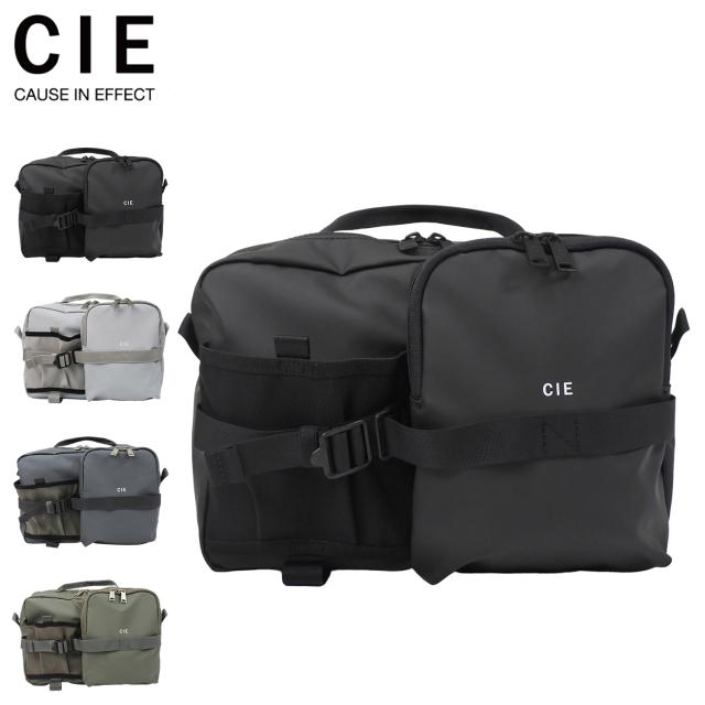 CIE シー ショルダーバッグ メンズ レディース 斜めがけ GRID3 BOTTLE SHOULDER BAG L ブラック グレー ネイビー カーキ 黒 032068