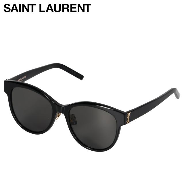 サンローラン SAINT LAURENT サングラス メンズ レディース UVカット アジアンフィット ブラック 黒 SLM107K-004