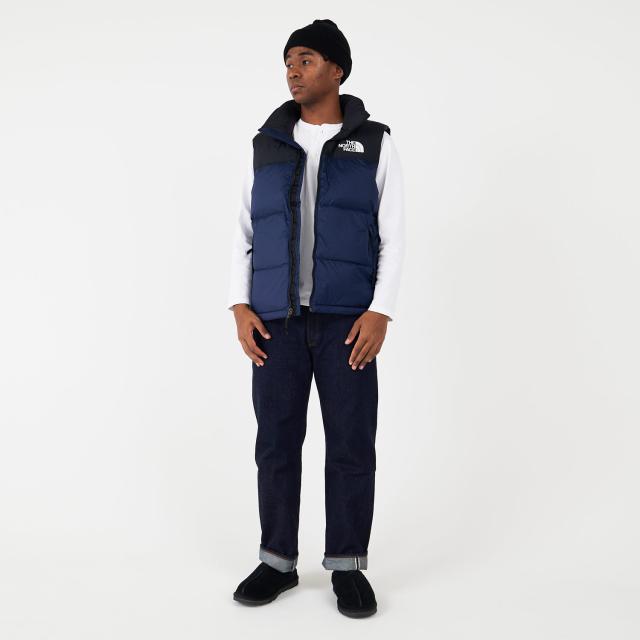 ノースフェイス THE NORTH FACE ダウン ベスト アウター 1996 レトロ ヌプシ メンズ 防寒 撥水 ネイビー NF0A3JQQ92A 冬新作_1