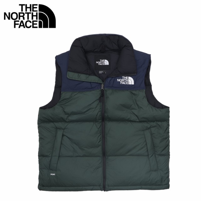 ノースフェイス THE NORTH FACE ダウン ベスト アウター 1996 レトロ ヌプシ メンズ 防寒 撥水 グリーン NF0A3JQQOAS