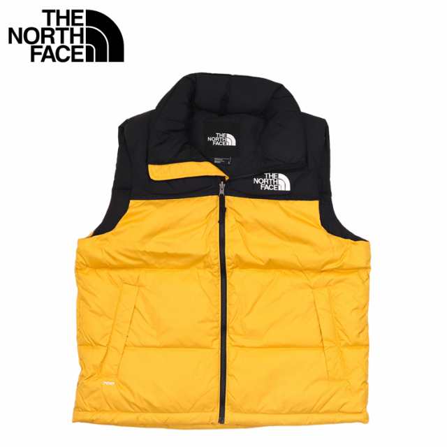 ノースフェイス THE NORTH FACE ダウン ベスト アウター 1996 レトロ ヌプシ メンズ 防寒 撥水 イエロ NF0A3JQQZU3