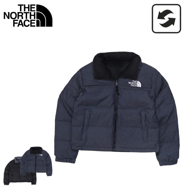 ノースフェイス THE NORTH FACE ダウン ジャケット アウター ヌプシ リバーシブル レディース 防寒 ネイビー NF0A831JLO3 冬新作
