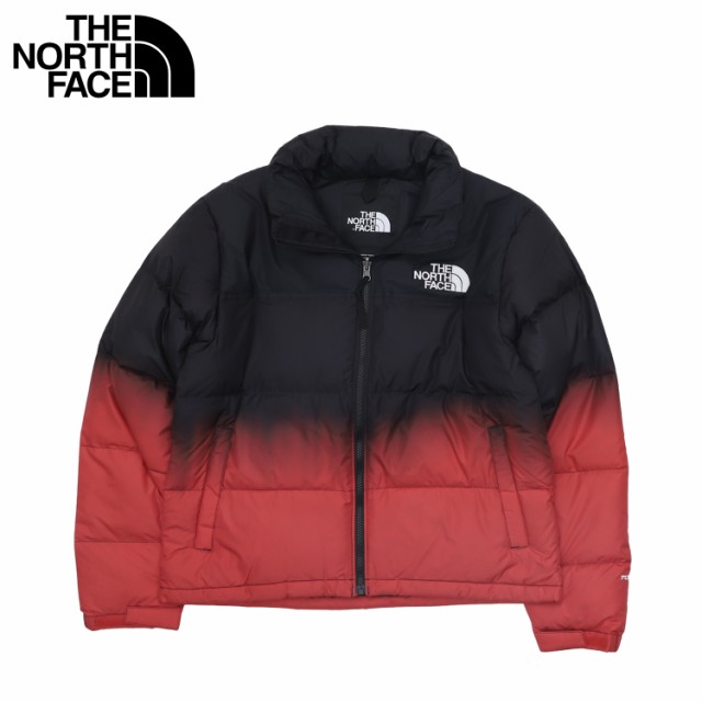 ノースフェイス THE NORTH FACE ダウン ジャケット アウター ヌプシ ディップダイ レディース 防寒 レッド NF0A84QYOOR