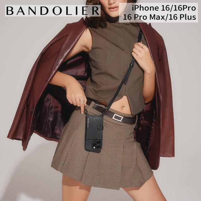 BANDOLIER バンドリヤー iphone16 16pro 16proMax 16Plus スマホケース ショルダー メンズ レディース